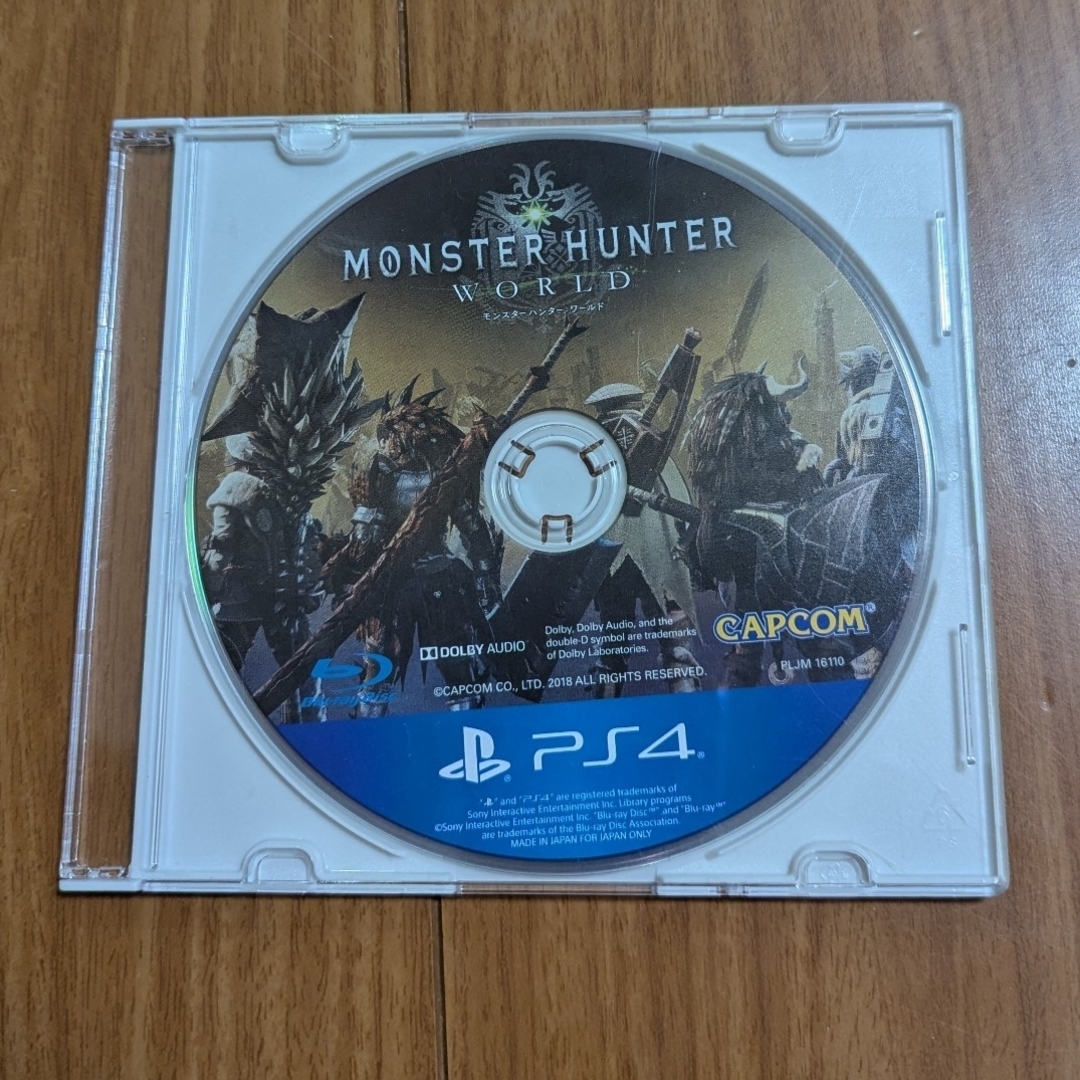 PlayStation4(プレイステーション4)のモンスターハンターワールド PS4 エンタメ/ホビーのゲームソフト/ゲーム機本体(家庭用ゲームソフト)の商品写真