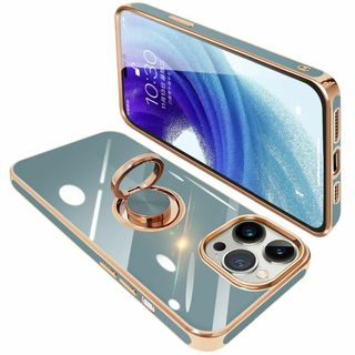 【在庫セール】iPhone14 Pro ケース リング付き アイフォン14Pro(その他)