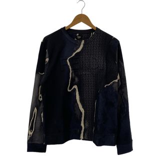 FENDI - 美品 FENDI スウェット ズッカ柄 総柄 フロッキー FENDI - 美品 FENDI スウェット ズッカ柄 総柄 フロッキー