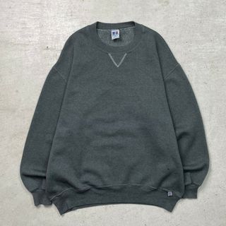 90年代 USA製 RUSSELL ATHLETIC ラッセル アスレチックス ブランクスウェットシャツ 無地 メンズXL相当(スウェット)