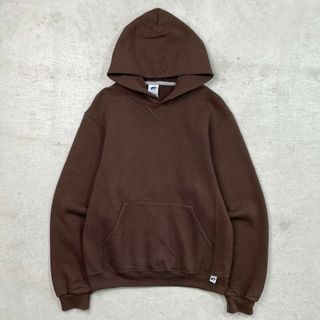 00年代 RUSSELL ATHLETIC ブランクスウェットパーカー メンズS レディース(パーカー)