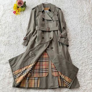 BURBERRY - 希少 ロング丈 ヴィンテージ バーバリー シングル BURBERRY - 希少 ロング丈 ヴィンテージ バーバリー シングル