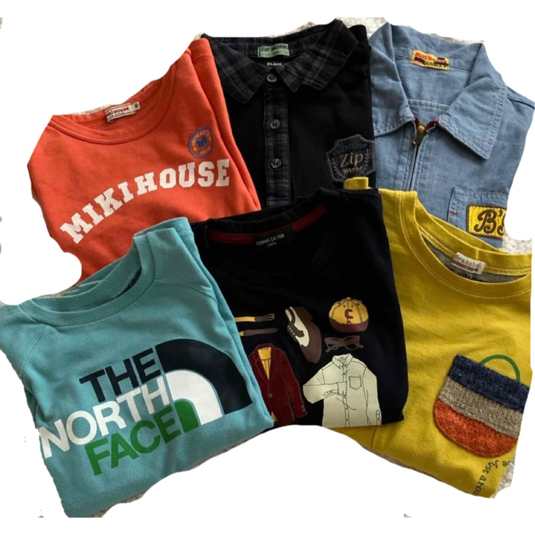 THE NORTH FACE(ザノースフェイス)のキッズ6点セット ミキハウス、コムサ、ノースフェイス キッズ/ベビー/マタニティのキッズ服男の子用(90cm~)(Tシャツ/カットソー)の商品写真