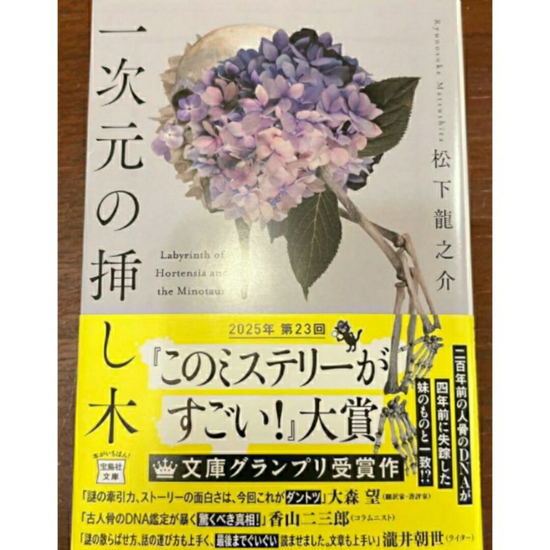 【希少 新品 未使用】一次元の挿し木 松下龍之介 送料無料 エンタメ/ホビーの本(文学/小説)の商品写真