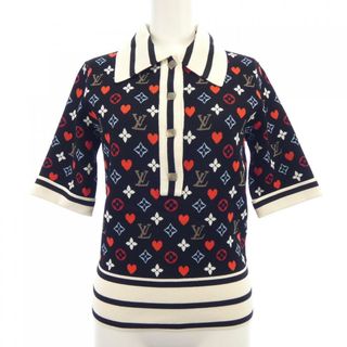 LOUIS VUITTON - LOUIS VUITTON エンボスモノグラム ニット 半袖 LOUIS VUITTON - LOUIS VUITTON エンボスモノグラム ニット 半袖