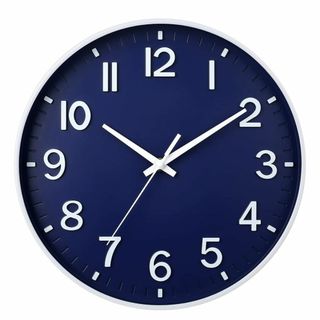 掛け時計 電波時計 おしゃれ 北欧 連続秒針 静音 壁掛け時計 夜間秒針停止 掛(置時計)