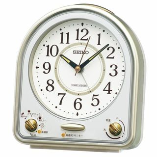 セイコークロック(Seiko Clock) 目覚まし時計 置き時計 アナログ 3(置時計)