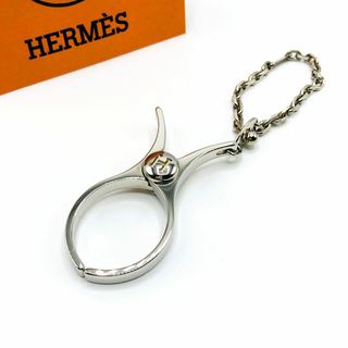 HERMES エルメス グローブホルダー シルバー 美品