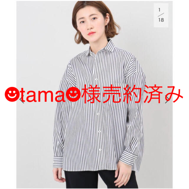 美品♡TICCA  ストライプシャツ