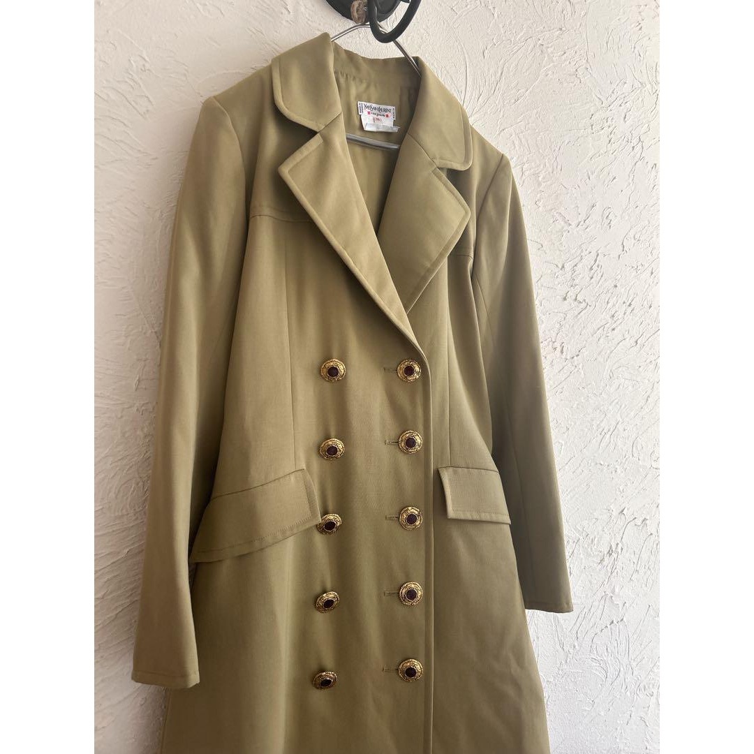Yves Saint Laurent - 70s Yves saint Laurent 金ボタン ロング