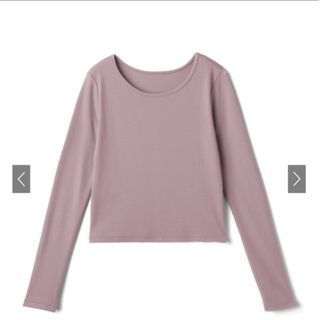 グレイル(GRL)のショート丈ロンT  ラベンダー(Tシャツ(長袖/七分))