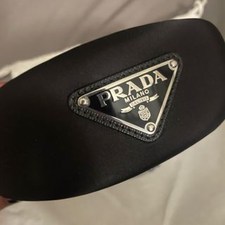PRADA - 本物 本物 プラダ PRADA ナイロン カチューシャ PRADA - 本物 本物 プラダ PRADA ナイロン カチューシャ