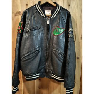 AVIREX - VALLAD STUDIO × AVIREX LEATHER JACKETの通販 by AVIREX - VALLAD STUDIO × AVIREX LEATHER JACKETの通販 by