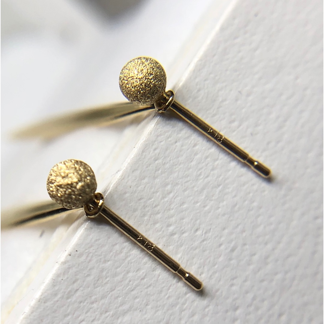 K18・プラチナ ボール ピアス│2mm 2.5mm 3mm 3.5mm 4mm – PICOLLET