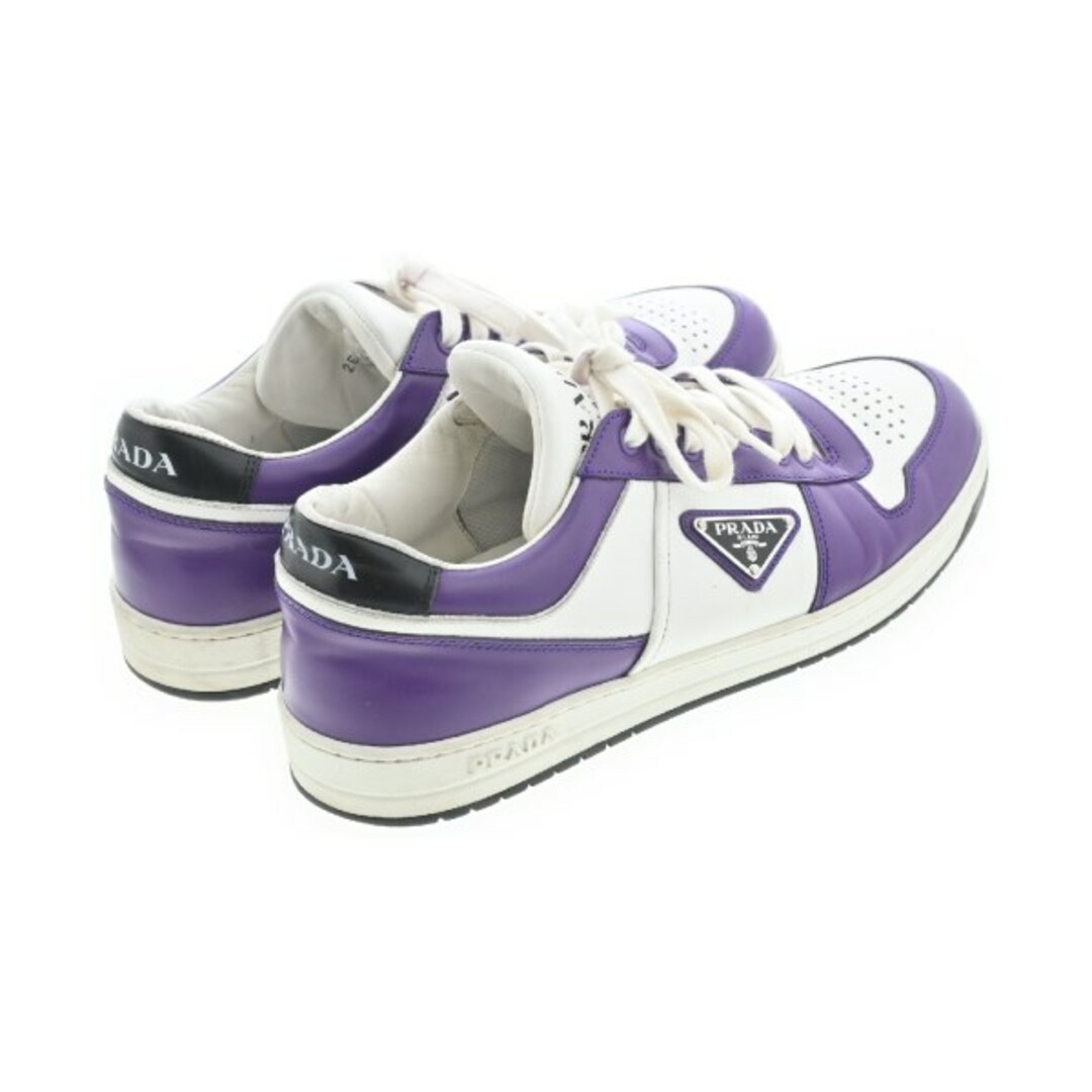 PRADA - PRADA プラダ スニーカー UK7 1/2(26cm位) 白x紫 【古着 PRADA - PRADA プラダ スニーカー UK7 1/2(26cm位) 白x紫 【古着