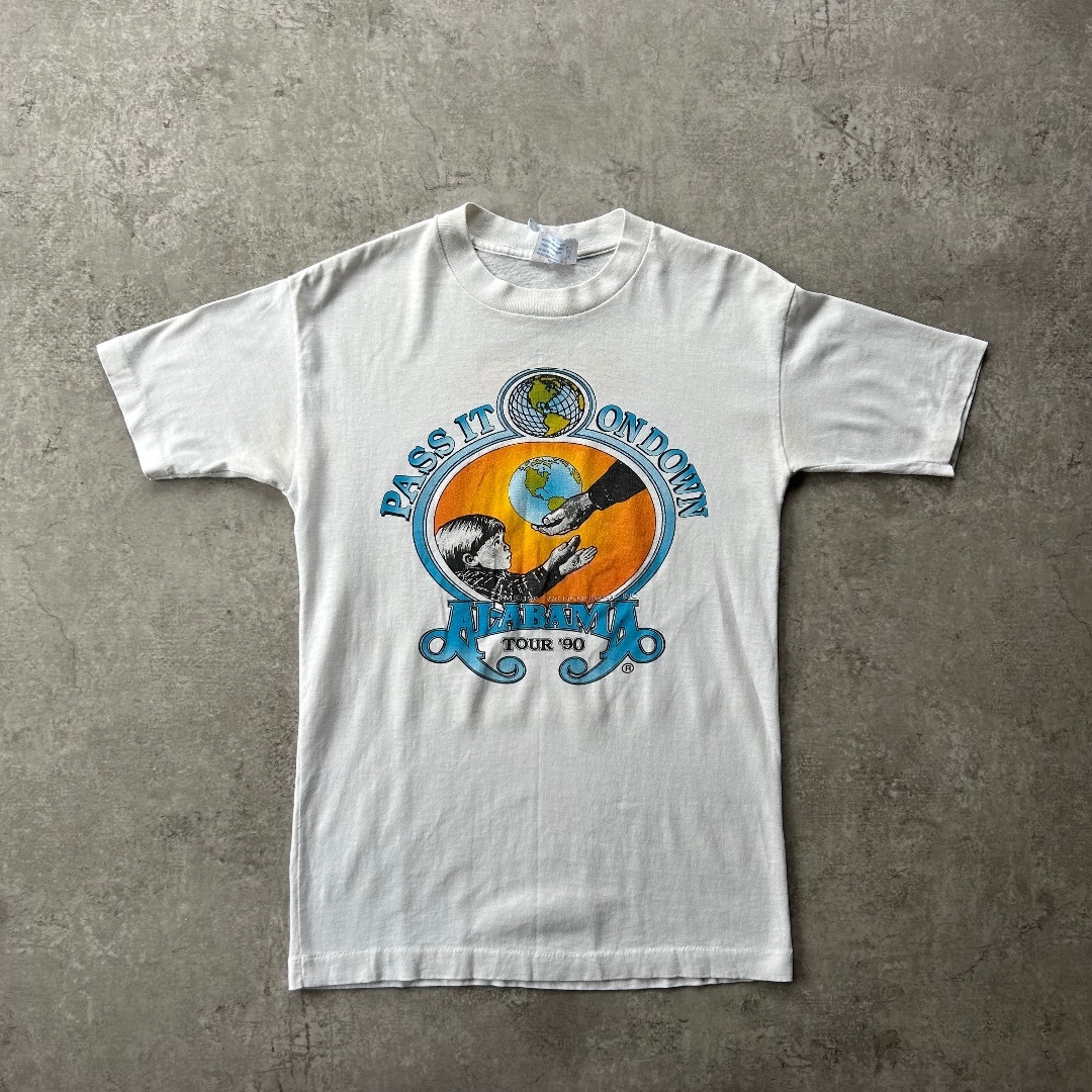 VINTAGE - 90s ALABAMA バンド/ツアーtシャツ USA製 ホワイト L