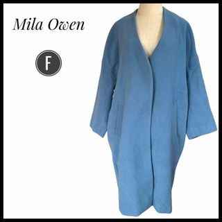Mila Owen - ミラオーウェン 接結ハーフ丈Aラインコート の通販 Mila Owen - ミラオーウェン 接結ハーフ丈Aラインコート の通販