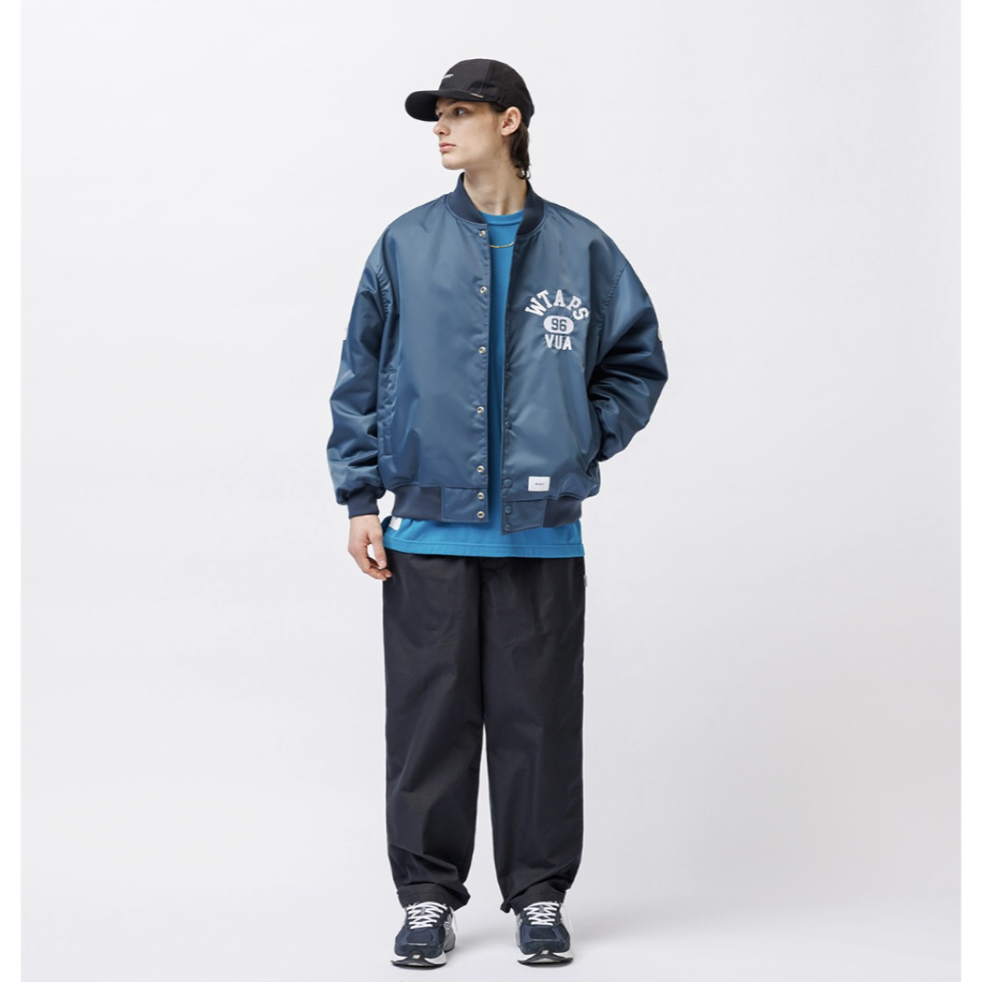 W)taps - XL WTAPS Team Jacket Nylon Twill Tealの通販 by W)taps - XL WTAPS Team Jacket Nylon Twill Tealの通販 by