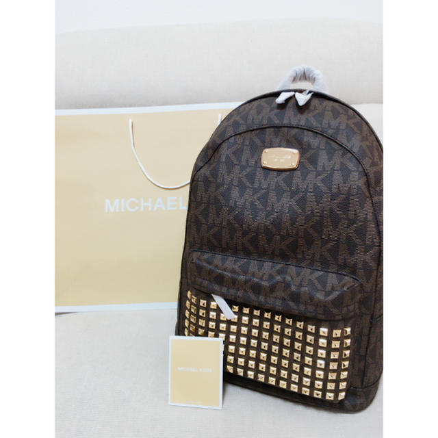 Michael Kors(マイケルコース)の新品！MICHAEL KORS バックパック♡ブラウン レディースのバッグ(リュック/バックパック)の商品写真