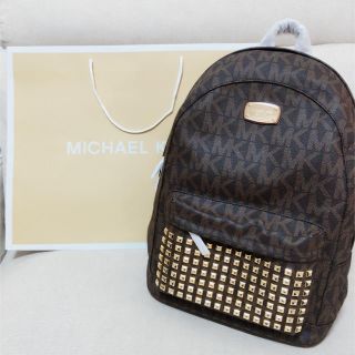 マイケルコース(Michael Kors)の新品！MICHAEL KORS バックパック♡ブラウン(リュック/バックパック)