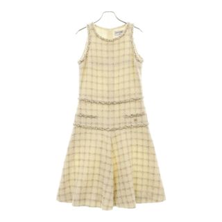 CHANEL - 美品 CHANELツィードワンピース38 CCロゴの通販 by CHANEL - 美品 CHANELツィードワンピース38 CCロゴの通販 by