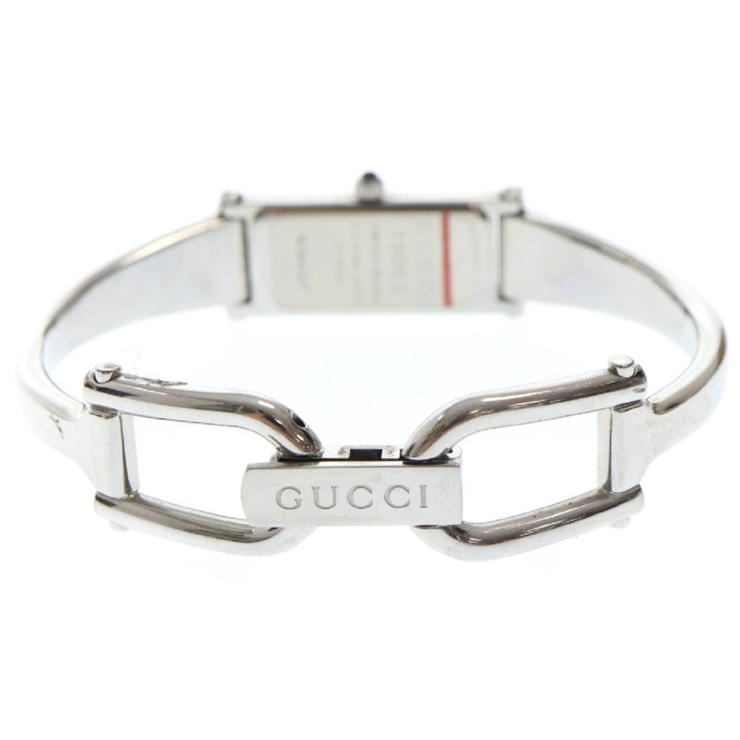 GUCCI - GUCCI グッチ 1500L バングルウォッチ シェル文字盤 SS GUCCI - GUCCI グッチ 1500L バングルウォッチ シェル文字盤 SS