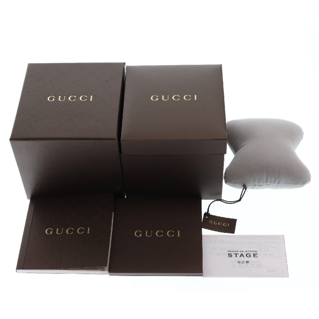 GUCCI - GUCCI グッチ 1500L バングルウォッチ シェル文字盤 SS GUCCI - GUCCI グッチ 1500L バングルウォッチ シェル文字盤 SS
