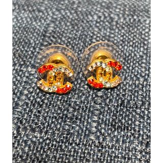 CHANEL - シャネル ぶら下がりピアス 金メッキ ゴールド ピアス CHANEL - シャネル ぶら下がりピアス 金メッキ ゴールド ピアス