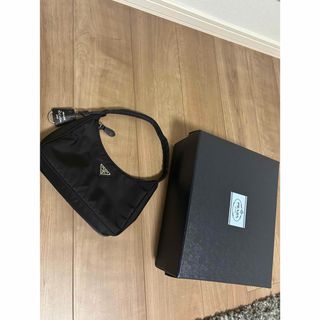 PRADA - 未使用 PRADA ヴィッテロダイノ レザー バッグ ネイビー PRADA - 未使用 PRADA ヴィッテロダイノ レザー バッグ ネイビー