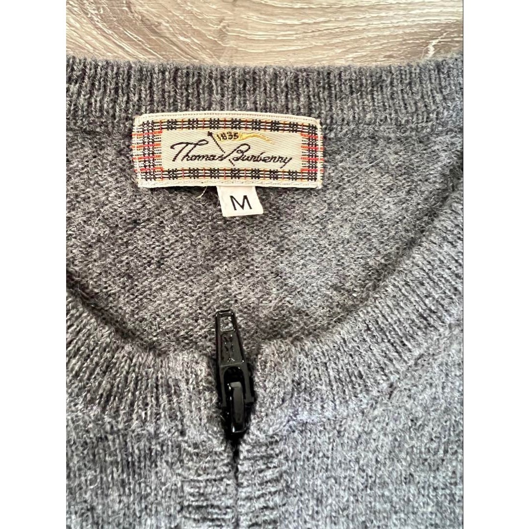 BURBERRY - 【美品】 Thomas BURBERRY カーディガン カシミヤ100