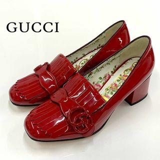 GUCCI - 極美品 グッチ GUCCI×KENSCOTT パンプス フラット GUCCI - 極美品 グッチ GUCCI×KENSCOTT パンプス フラット