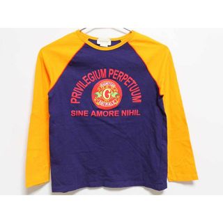 グッチ(GUCCI)のグッチ 長袖カットソー 130cm キッズ 男児 女児 紺×オレンジ 【中古】【新入荷!】‡(Tシャツ/カットソー)