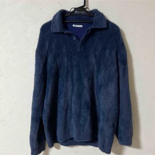 ZARA - 【美品】ZARA YALE大学 コラボ ブルドック ニット グレー ZARA - 【美品】ZARA YALE大学 コラボ ブルドック ニット グレー