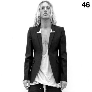 Rick Owens(テーラードジャケット ・ ブラック/黒色系)の Rick Owens(テーラードジャケット ・ ブラック/黒色系)の