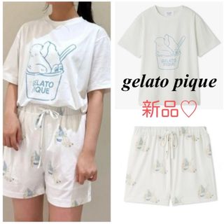 gelato pique - gelato pique【15th】ロゴ刺繍サテンシャツ gelato pique - gelato pique【15th】ロゴ刺繍サテンシャツ
