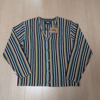 STUSSY - 【定価以下】Stussy LOOSE GAUGE CARDIGAN Lサイズの STUSSY - 【定価以下】Stussy LOOSE GAUGE CARDIGAN Lサイズの