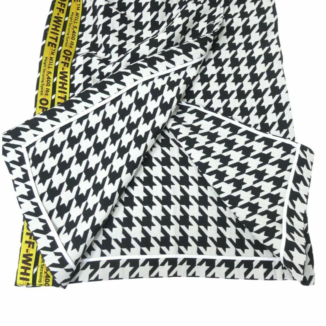 Off-White - 極美品 オフホワイト サイドライン 千鳥格子柄 Off-White - 極美品 オフホワイト サイドライン 千鳥格子柄