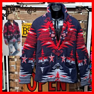 Used 雪柄 カウチンセーター ジップアップ カーディガン Used 雪柄 カウチンセーター ジップアップ カーディガン