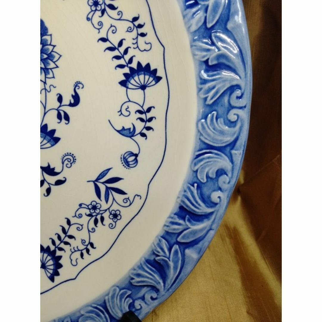 Noritake - ノリタケ ブルーオニオン 大皿 NT 日本陶器? 33x4cm Noritake - ノリタケ ブルーオニオン 大皿 NT 日本陶器? 33x4cm
