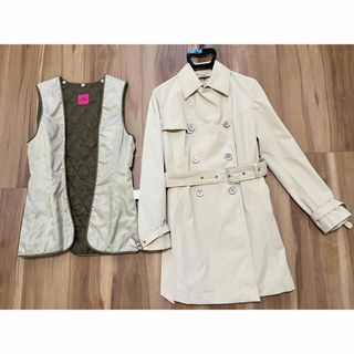 洋服の青山 - トレンチコート 撥水加工 ロングNWL18007-41 未 洋服の青山 - トレンチコート 撥水加工 ロングNWL18007-41 未