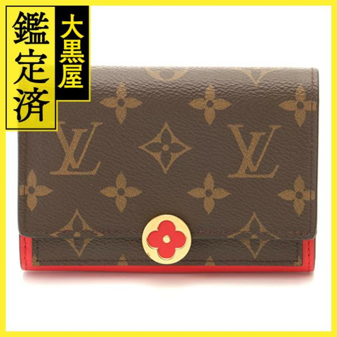 LOUIS VUITTON - ルイ・ヴィトン ポルトフォイユ・フロール コンパクト M64587 【434】