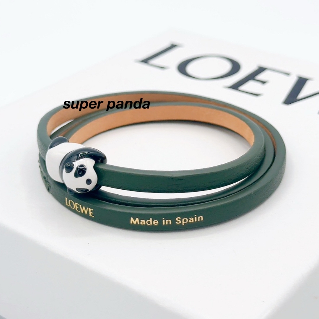 LOEWE - LOEWE ロエベ ツイストバングル パンダ スナフジタ Suna LOEWE - LOEWE ロエベ ツイストバングル パンダ スナフジタ Suna