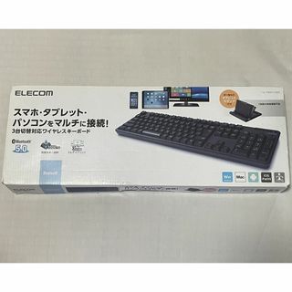 エレコム Bluetoothキーボード TK-FBM112BK 美品(PC周辺機器)
