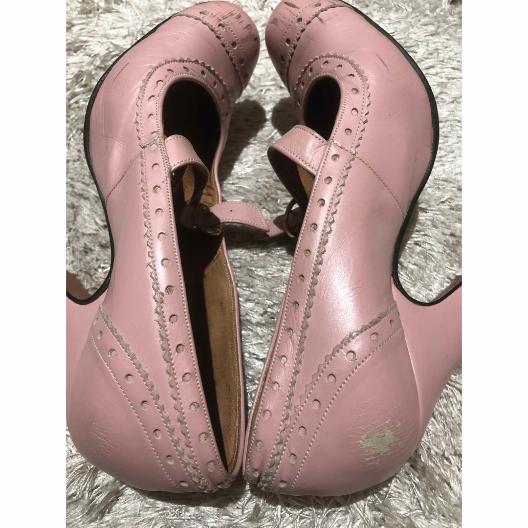 Vivienne Westwood(ヴィヴィアンウエストウッド)のヴィヴィアンウエストウッド　ハイヒール　パンプス　メリージェン　ピンク　UK5 レディースの靴/シューズ(ハイヒール/パンプス)の商品写真