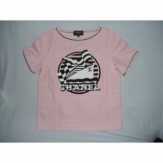 CHANEL - 【即完売モデル】シャネル LA PAUSAボーダー Tシャツ CHANEL - 【即完売モデル】シャネル LA PAUSAボーダー Tシャツ