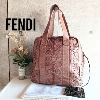 FENDI - 本物 フェンディ FENDI ペカン ミニ ボストンバッグ FENDI - 本物 フェンディ FENDI ペカン ミニ ボストンバッグ