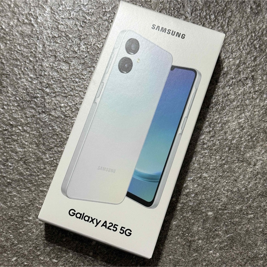 Galaxy(ギャラクシー)の新品未使用 Galaxy A25 5G SC-53F SIMフリー ライトブルー スマホ/家電/カメラのスマートフォン/携帯電話(スマートフォン本体)の商品写真