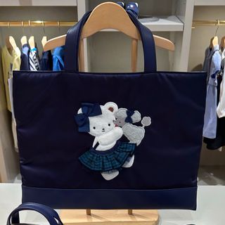 familiar - 新品未使用タグ付き ファミリア バッグ bibiy 青 familiar - 新品未使用タグ付き ファミリア バッグ bibiy 青