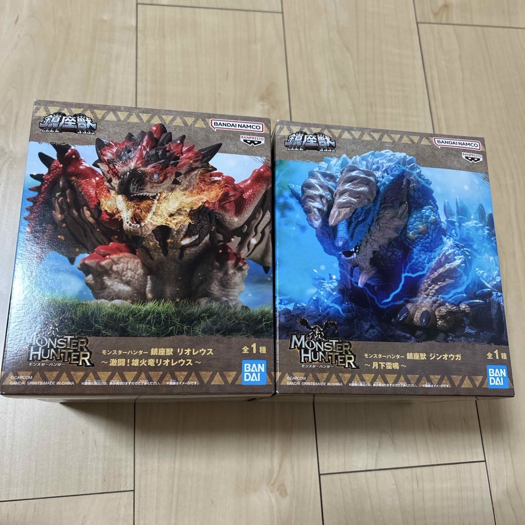 モンスターハンター 鎮座獣 ジンオウガ&リオレウス 2種セット モンスターハンター 鎮座獣 ジンオウガ&リオレウス 2種セット