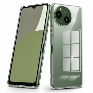 PNEWQNE AQUOS R9 用ケース クリア 柔軟TPU 保護ケース 耐衝(その他)